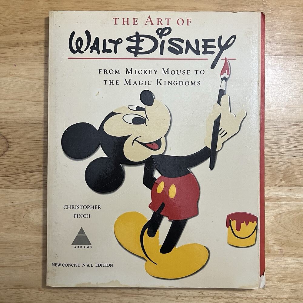 Vintage The Art Of Walt Disney Mikey Mouse To The Magic Kingdom Paperback Book
